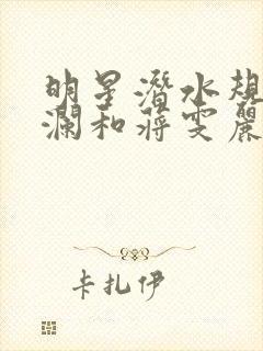 明星潜水规则杨澜和蒋雯丽