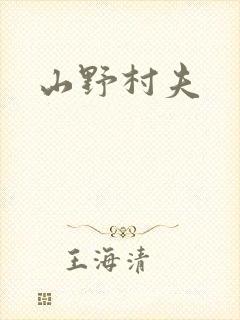 山野村夫封面