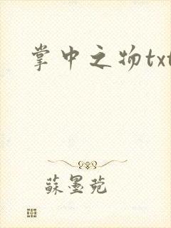 掌中之物txt