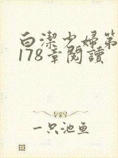 白洁少妇第1一178章阅读