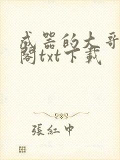 成器的大哥笔趣阁txt下载
