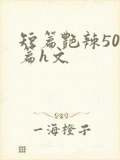 短篇艳辣500篇h文封面