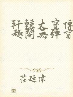 轩辕大宝传奇笔趣阁无弹窗