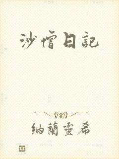 沙僧日记封面