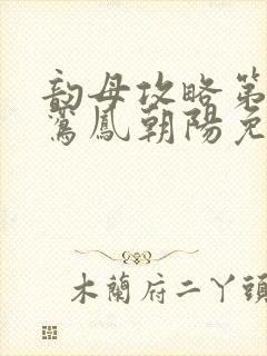 韵母攻略第二部鸾凤朝阳免费阅读