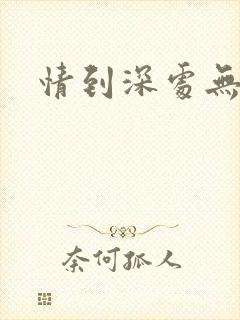情到深处无怨尤封面