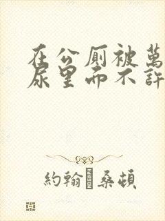 在公厕被万人c尿里面不许漏封面