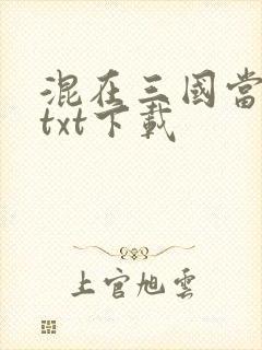 混在三国当军阀txt下载
