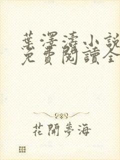 叶泽涛小说全文免费阅读全文