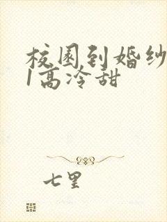校园到婚纱1V1高冷甜