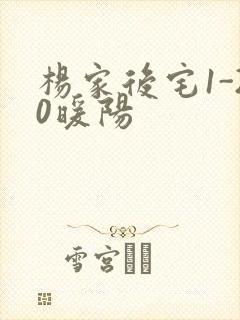 杨家后宅1-20暖阳