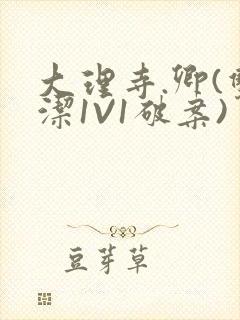 大理寺.卿(双洁1V1破案)
