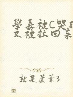 学长被C哭爬走又被拉回来