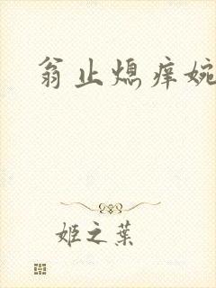 翁止熄痒婉燕封面