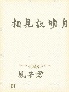 相见故明月封面