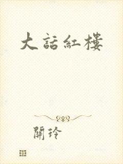 大话红楼封面