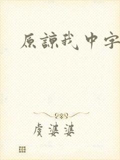 原谅我中字