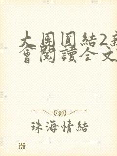 大团圆结2亲情会阅读全文