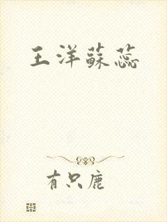 王洋苏蕊