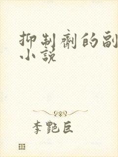 抑制剂的副作用小说封面