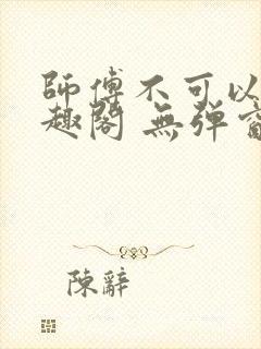 师傅不可以 笔趣阁 无弹窗封面