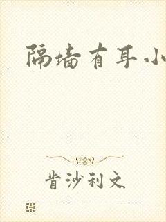 隔墙有耳小说