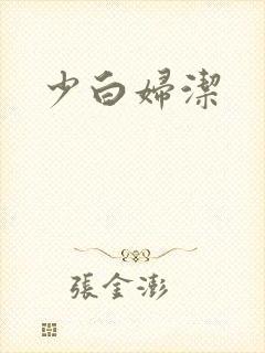 少白妇洁封面