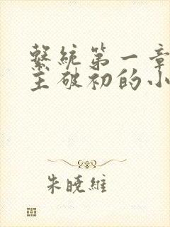 系统第一章给宿主破初的小说