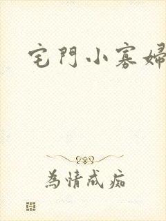宅门小寡妇