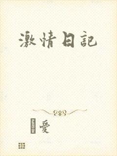 激情日记封面