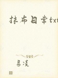 抹布日常txt封面