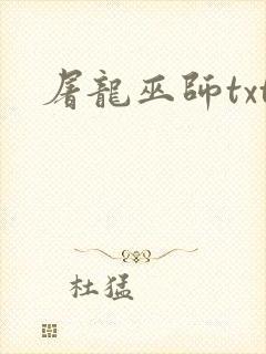 屠龙巫师txt
