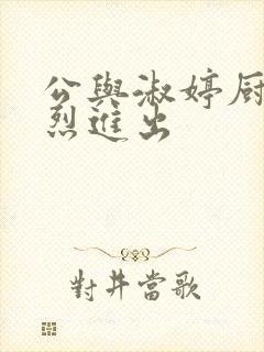 公与淑婷厨房猛烈进出