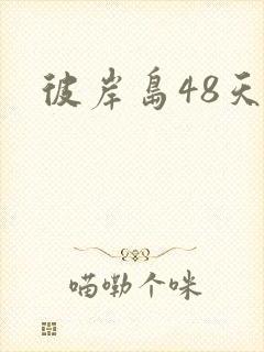 彼岸岛48天后封面