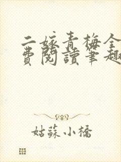 二嫁青梅全文免费阅读笔趣阁
