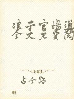 浪子官场猎艳记全文免费阅读