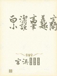 白洁高义完整版小说笔趣阁