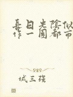 长日光阴似箭乱作一团都市言情封面