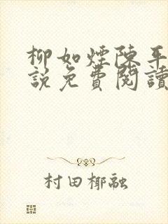 柳如烟陈平安小说免费阅读全文