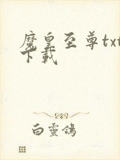 魔皇至尊txt下载