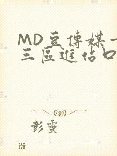 MD豆传媒一二三区进站口