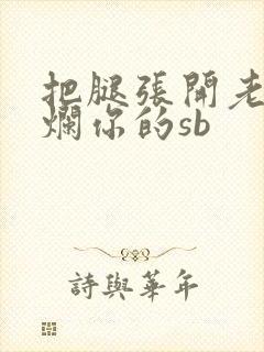 把腿张开老子臊烂你的sb封面