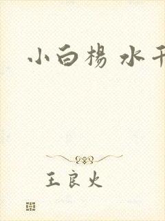 小白杨 水千丞