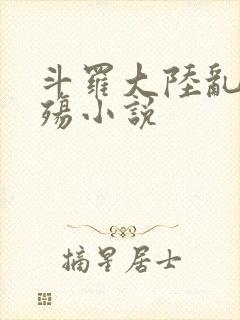 斗罗大陆乱世浮殇小说封面