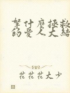 拿什么拯救你我的爱人大结局