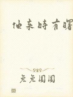 他来时有曙光封面