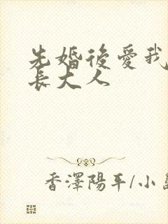 先婚后爱我的市长大人