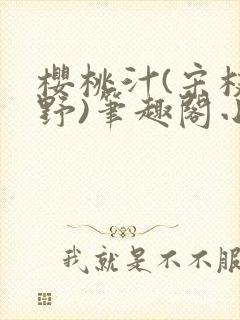樱桃汁(宋枝江野)笔趣阁小说渡欲