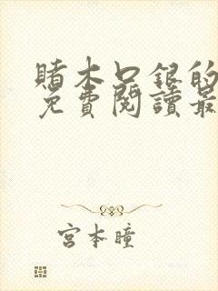赌木口银的小说免费阅读最新封面