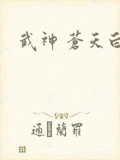 武神 苍天白鹤封面